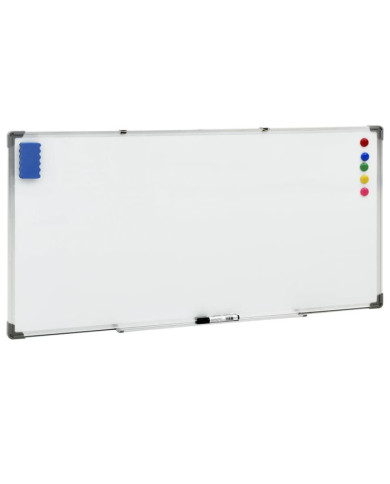 Tableau blanc magnétique Blanc 110x60 cm Acier | Mobilier & Déco