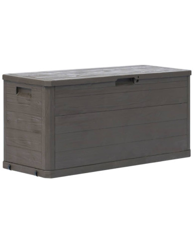 Boîte de rangement de jardin 280 L Marron | Mobilier & Déco