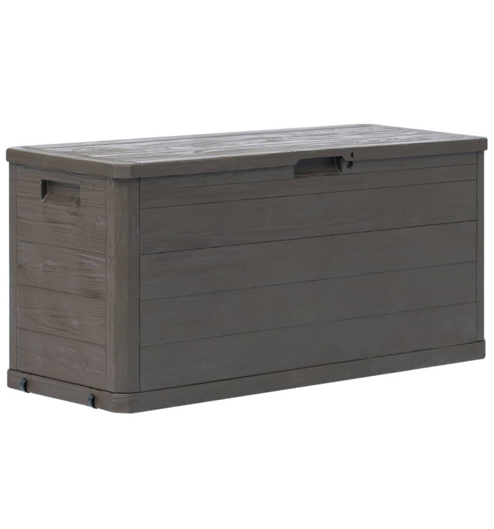 Boîte de rangement de jardin 280 L Marron | Mobilier & Déco