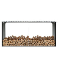 Abri de stockage à bois Acier galvanisé 330x92x153cm Anthracite | Mobilier & Déco