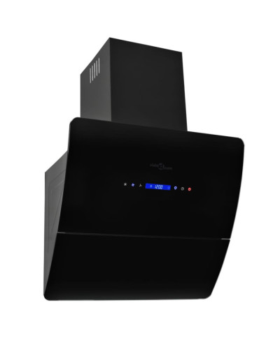 Hotte murale acier inoxydable 756 m³/h 60 cm Noir | Mobilier & Déco