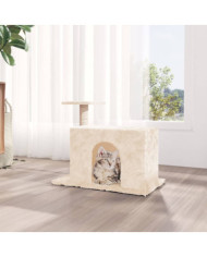 Arbre à chat avec griffoir en sisal Crème 51 cm | Mobilier & Déco