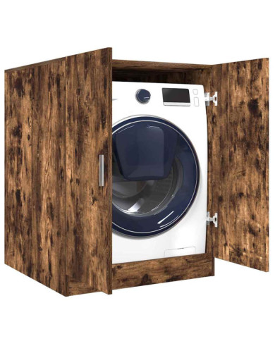 Meuble pour machine à laver Chêne fumé 71x71,5x91,5 cm | Mobilier & Déco