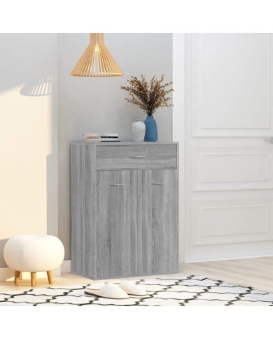 Armoire à chaussures Sonoma gris 60x35x84 cm Bois d'ingénierie | Mobilier & Déco