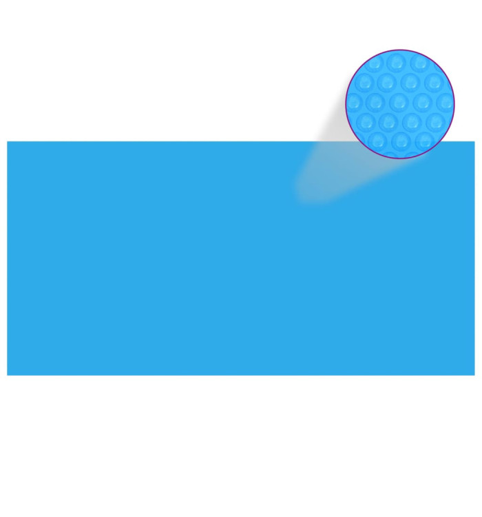 Couverture de piscine Bleu 400 x 200 cm PE | Mobilier & Déco