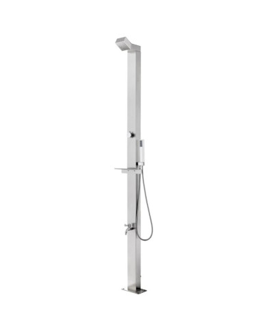 Douche de jardin 220 cm Acier inoxydable | Mobilier & Déco