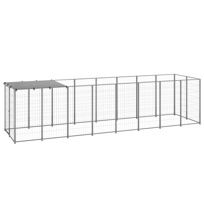 Chenil Argenté 4,84 m² Acier | Mobilier & Déco