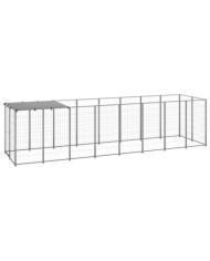 Chenil Argenté 4,84 m² Acier | Mobilier & Déco