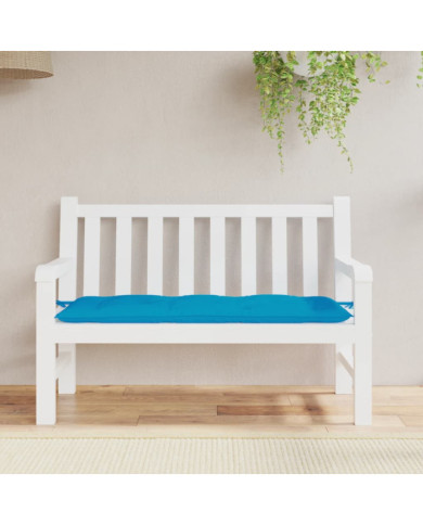 Coussin de banc de jardin bleu clair 120x50x7 cm tissu oxford | Mobilier & Déco