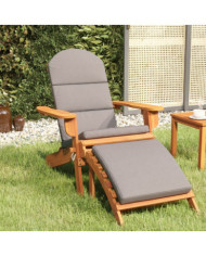 Chaise de jardin Adirondack et repose-pieds bois massif acacia | Mobilier & Déco
