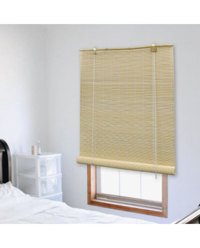 Store roulant en bambou 140x220 cm Naturel | Mobilier & Déco