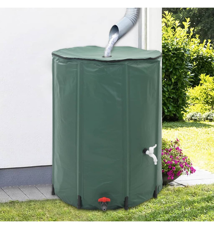 Réservoir d'eau de pluie pliable 250 L | Mobilier & Déco