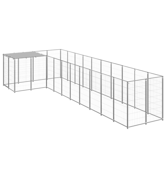 Chenil Argenté 7,26 m² Acier | Mobilier & Déco