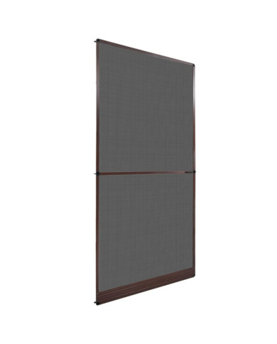 Moustiquaire à charnière pour portes Marron 120x240 cm | Mobilier & Déco
