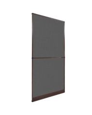 Moustiquaire à charnière pour portes Marron 120x240 cm | Mobilier & Déco