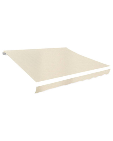 Toit d'auvent Toile Crème 4x3 m (Cadre non inclus) | Mobilier & Déco