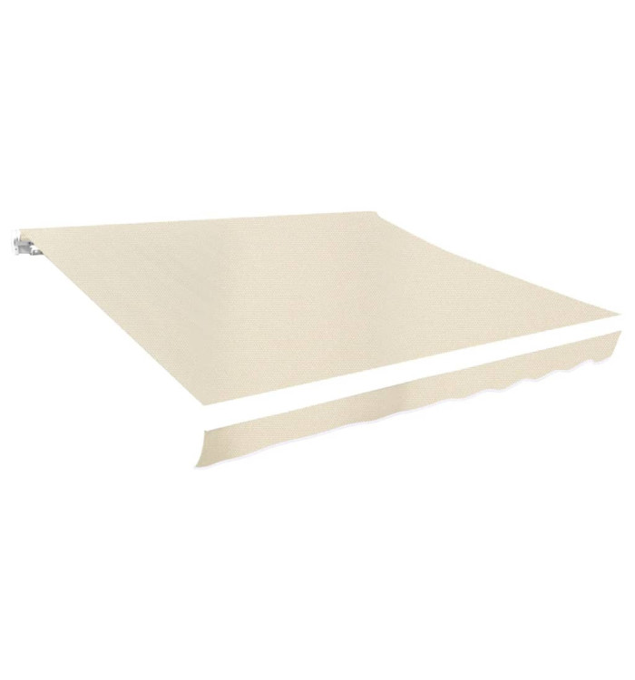 Toit d'auvent Toile Crème 4x3 m (Cadre non inclus) | Mobilier & Déco