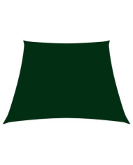 Voile de parasol Tissu Oxford trapèze 2/4x3 m Vert foncé | Mobilier & Déco