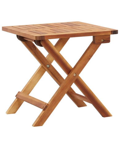 Table pliable de jardin 40x40x40 cm Bois d'acacia massif | Mobilier & Déco