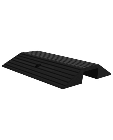 Rampe de seuil de pont 49x40x8 cm Caoutchouc | Mobilier & Déco