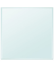 Dessus de table carré en verre trempé 800 x 800 mm | Mobilier & Déco