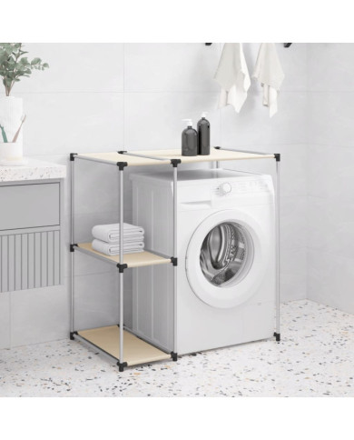 Support de rangement sur la machine à laver Crème 87x55x90,5 cm | Mobilier & Déco