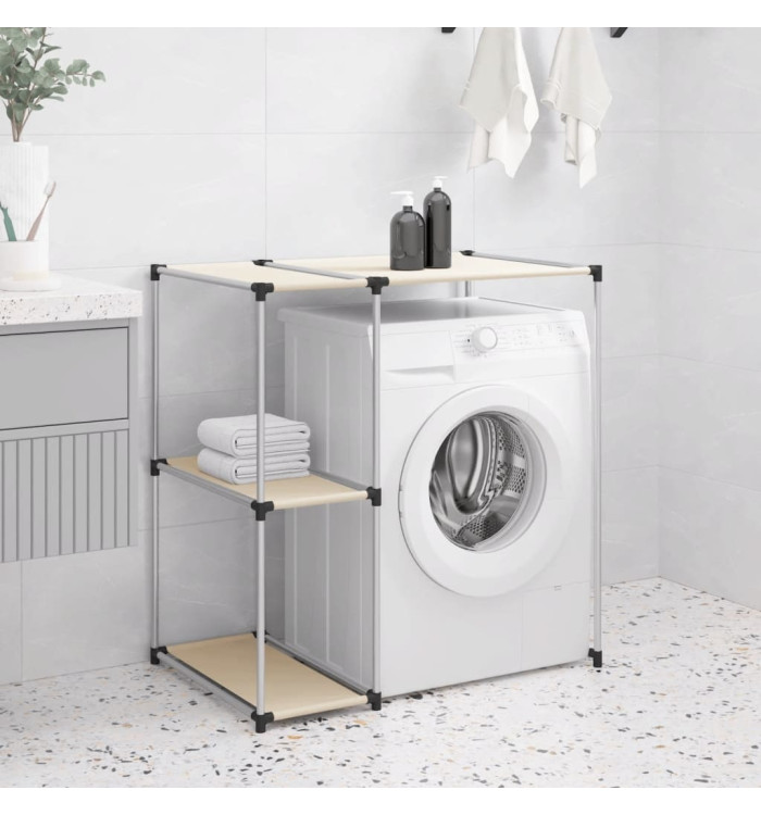 Support de rangement sur la machine à laver Crème 87x55x90,5 cm | Mobilier & Déco