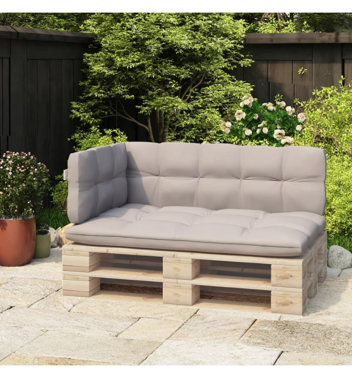 Dossier pour canapé palette Blanc 110 cm Fer | Mobilier & Déco