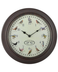 Esschert Design Horloge avec sons d'oiseaux | Mobilier & Déco