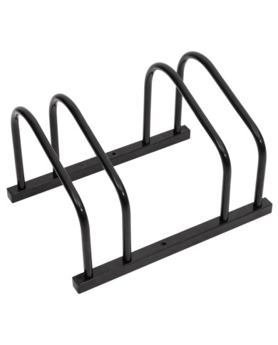 Porte-vélos pour 2 vélos noir acier | Mobilier & Déco