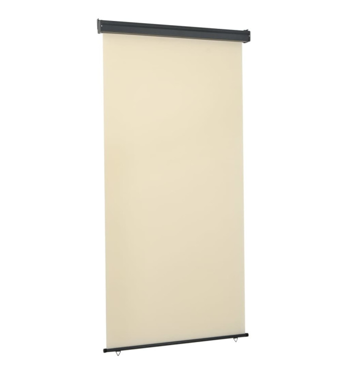 Auvent latéral de balcon 122x250 cm Crème | Mobilier & Déco