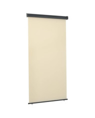 Auvent latéral de balcon 122x250 cm Crème | Mobilier & Déco