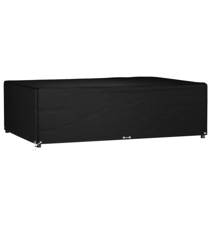Housse de salon de jardin 12 œillets 227x152x65cm rectangulaire | Mobilier & Déco