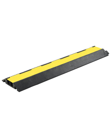 Rampe de protection de câble 2 canaux caoutchouc 101,5 cm | Mobilier & Déco