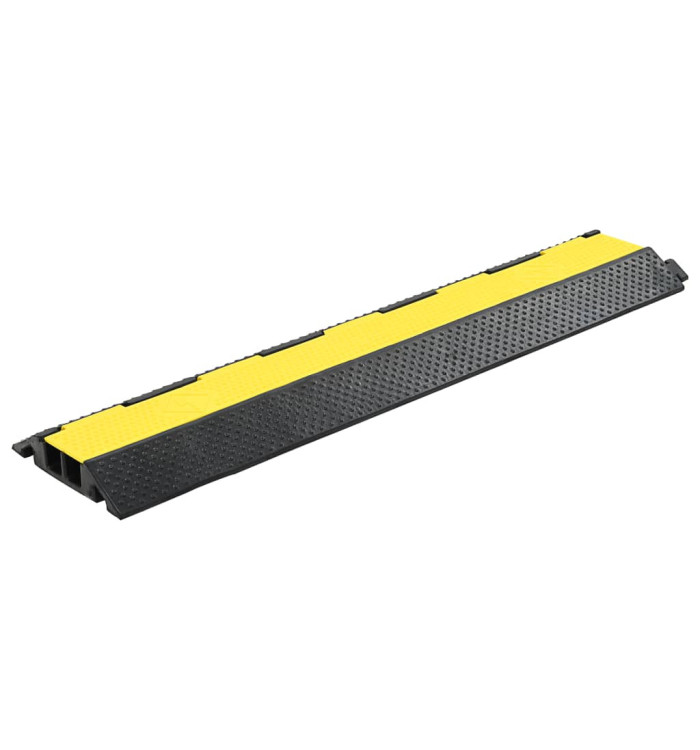 Rampe de protection de câble 2 canaux caoutchouc 101,5 cm | Mobilier & Déco