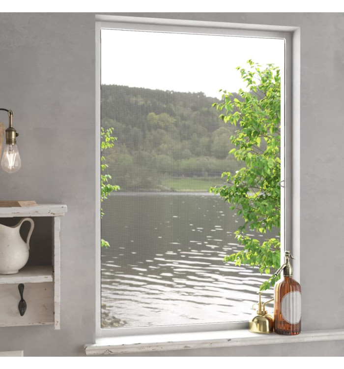 Moustiquaire pour fenêtres Blanc 80x120 cm | Mobilier & Déco