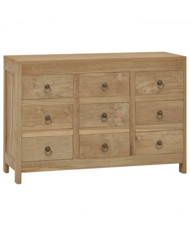 Commode 80x30x55 cm Bois massif de teck | Mobilier & Déco