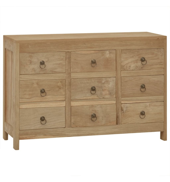 Commode 80x30x55 cm Bois massif de teck | Mobilier & Déco