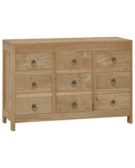 Commode 80x30x55 cm Bois massif de teck | Mobilier & Déco