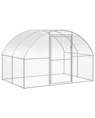 Poulailler d'extérieur 3x2x2 m Acier galvanisé | Mobilier & Déco