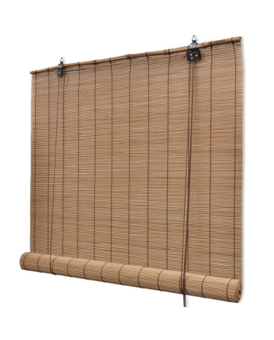 Store roulant Bambou Marron 140x160 cm | Mobilier & Déco