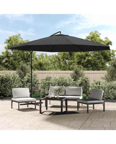 Parasol de jardin en porte-à-faux et poteau en aluminium | Mobilier & Déco