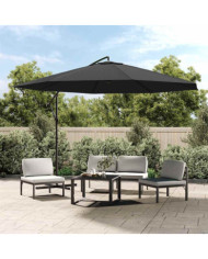 Parasol de jardin en porte-à-faux et poteau en aluminium | Mobilier & Déco