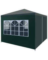 Tente de réception 3 x 3 m Vert | Mobilier & Déco