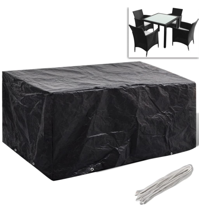 Housse de salon de jardin 8 œillets 180 x 140 x 90 cm | Mobilier & Déco