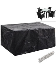 Housse de salon de jardin 8 œillets 180 x 140 x 90 cm | Mobilier & Déco