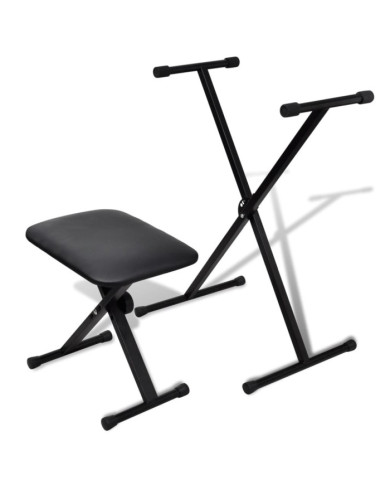 Ensemble de tabouret et support réglable de piano | Mobilier & Déco