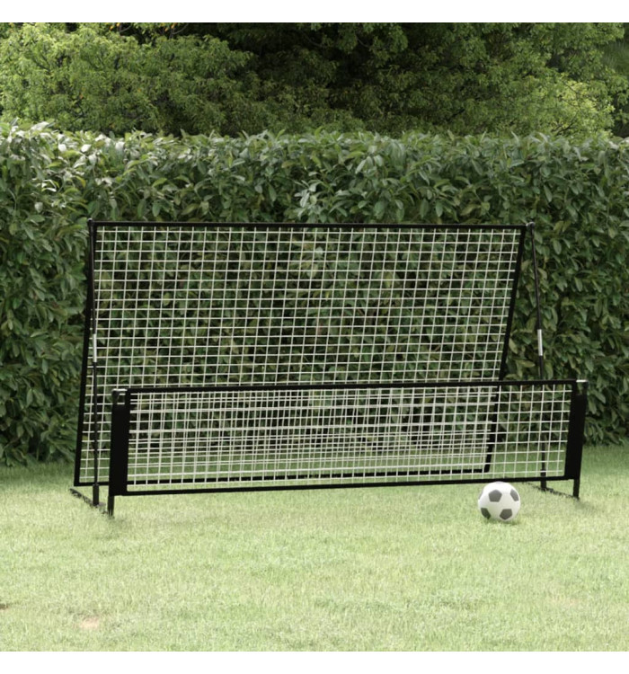 But de football de rebondissement 2 en 1 202x104x120 cm Acier | Mobilier & Déco