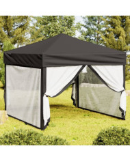 Tente de réception pliable avec parois Anthracite 3x3 m | Mobilier & Déco