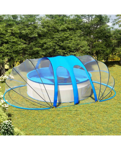 Dôme de piscine ovale 620x410x210 cm | Mobilier & Déco